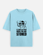 Stoned Lazy Eyes - Oversized T-Shirt