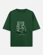 Coffee Now, Wine Later – Oversized T-Shirt