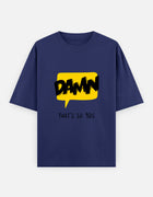 Damn. – Comic Pop Graphic Oversized T-Shirt