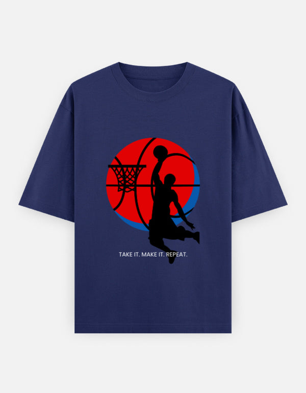 Take It Make It Repeat – Oversized T-Shirt