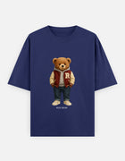 Rizz Bear Varsity Vibe – Oversized T-Shirt