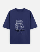 Coffee Now, Wine Later – Oversized T-Shirt