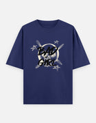 Bad Girl – Oversized Skull Graffiti T-Shirt