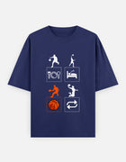 Basketball Routine Icons – Oversized T-Shirt