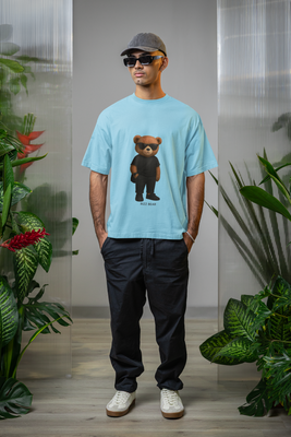 Rizz Bear Blackout – Oversized T-Shirt