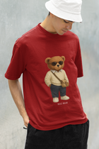 Rizz Bear Preppy Cool – Oversized T-Shirt