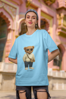 Rizz Bear Preppy Cool – Oversized T-Shirt