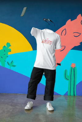 Stay Weird – Oversized T-Shirt