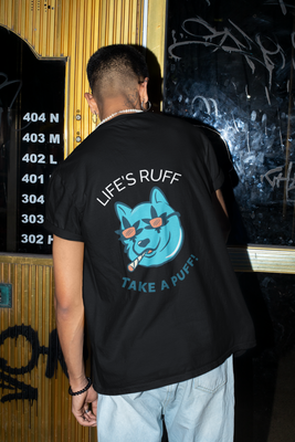 Chill Dog, Take a Puff – Oversized T-Shirt